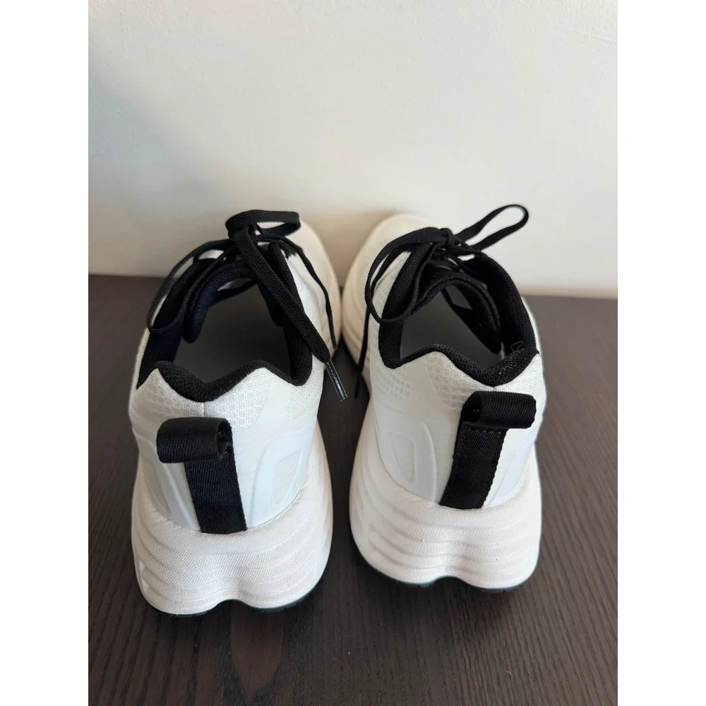 Generic SNWS245W Running Shoes Womens 9.5 White Black Chunky Sole